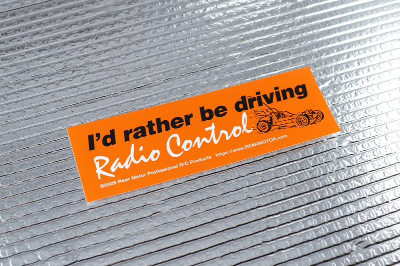 I'd rather be driving Radio Control - Bumper Sticker