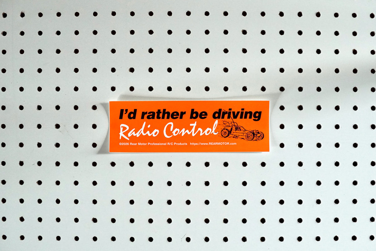 I'd rather be driving Radio Control - Bumper Sticker