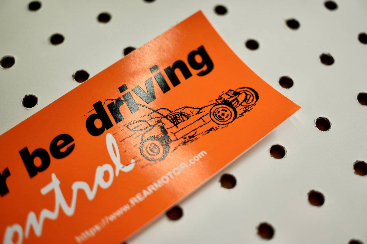 I'd rather be driving Radio Control - Bumper Sticker